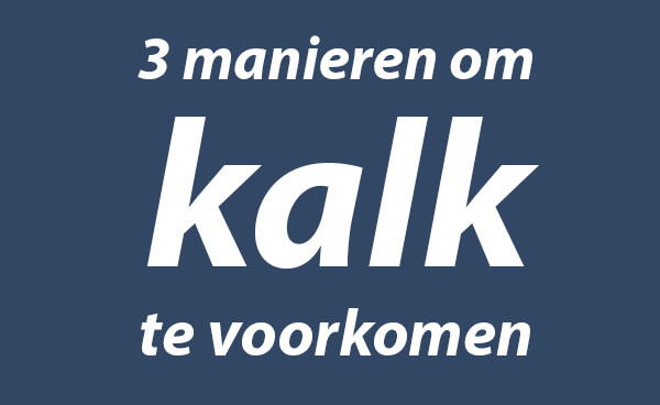 Kalk voorkomen