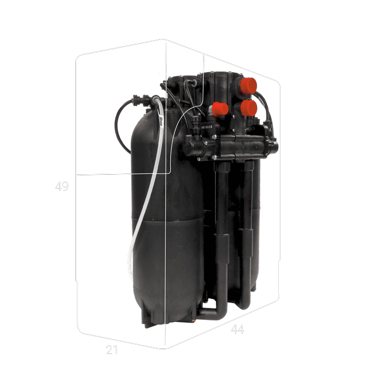 Culligan AquaCell waterontharder afmetingen